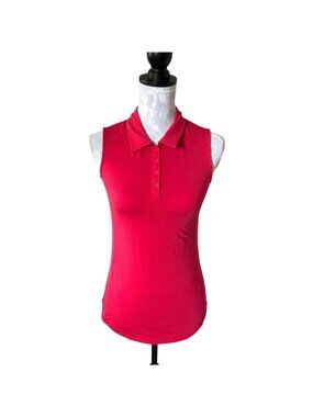 WoolX Rosie Top Sleeveless Womens Pink Casual Xsmall